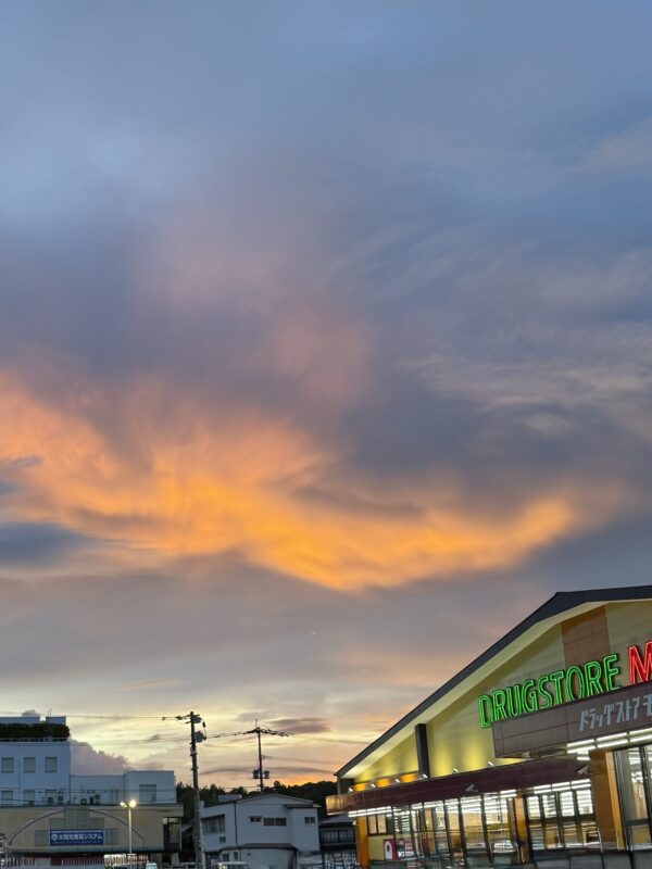 天草の夕方の表情（大浜町）