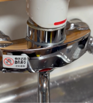 ピカピカになったキッチン蛇口